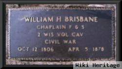 Rev William Henry Brisbane