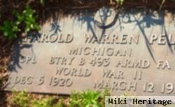 Harold Warren Pelto