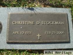 Christine D Stockman