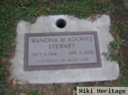 Wanona M Koontz Stewart