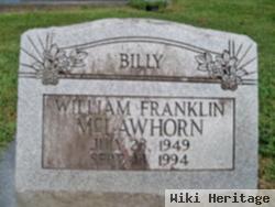 William Franklin "billy" Mclawhorn