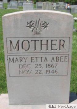 Mary Etta Huffman Abee