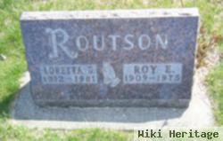 Roy E Routson