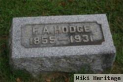 F. A. Hodge