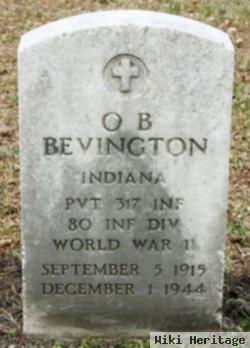 Orren Benson Bevington, Jr