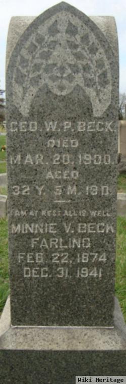 Minnie V. Urich Beck