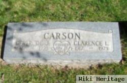 Gertrude J Carson