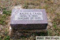 Ralph E. Craig