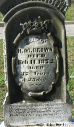 H M Brown