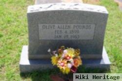 Olive Eudine "ollie" Allen Pounds