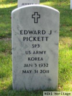 Edward J "ned" Pickett