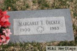 Margaret T Decker