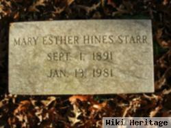 Mary Esther Hines Starr