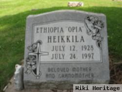Ethiopia M "opia" Heikkila
