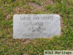 Sarah Ann Cooper Gamble