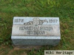 Henrietta Elizabeth Bolton Oeltmann