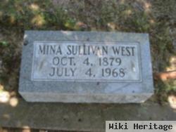 Elmina "mina" Boaz Sullivan West