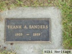 Frank A Sanders