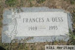 Frances A Oess