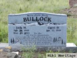 Jack M Bullock