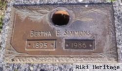 Bertha E Simmons