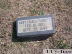 Mary Frances Albright Padgett