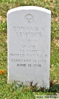 Edward A Lembeck