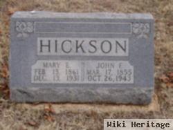Mary E. Hickson