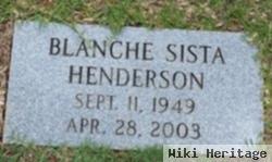 Blanche M. "sista" Harrell Henderson