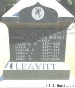 Edward E Leavitt