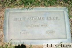 Billie Adams Cecil