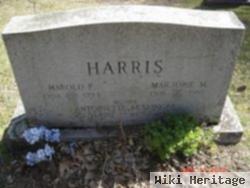 Marjorie M. Berical Harris