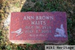 Ann Brown Waits