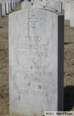 Frederick F "fred" Bement