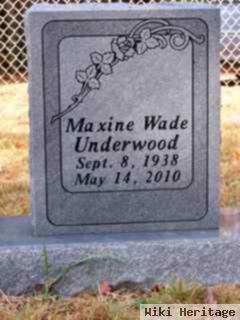 Maxine Lola Wade Underwood