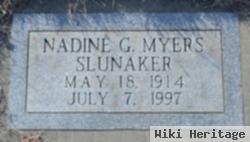 Nadine G Myers Slunaker