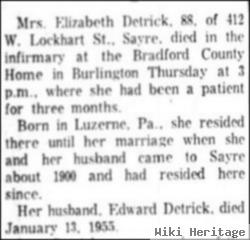 Elizabeth S Grogan Detrick