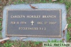 Carolyn Horsley Branch