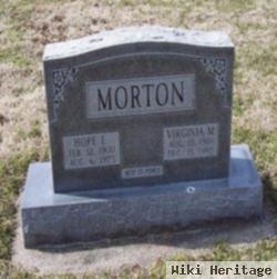 Virginia M. Tiffin Morton