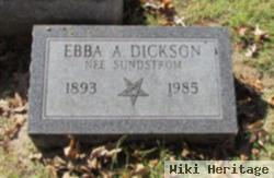 Ebba A Sundstrom Dickson