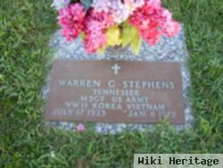 Warren G Stephens