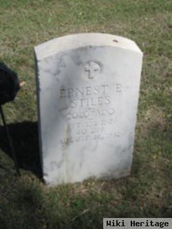 Ernest E Stiles