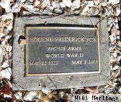 Pfc Eugene Frederick Fox