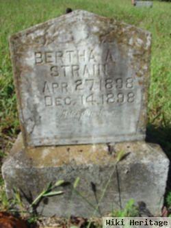 Bertha A. Strain