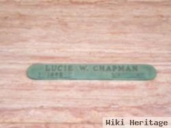 Lucie W Chapman