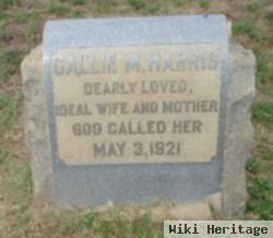 Mary Caldonia "callie" Morris Harris