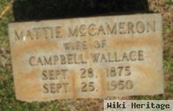 Mattie Mccameron Wallace