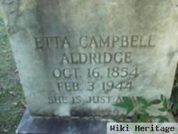 Etta Campbell Aldridge