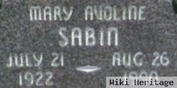 Mary Avoline Sabin