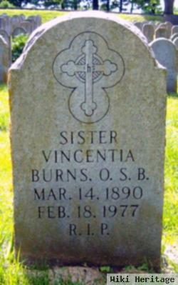 Sr Vincentia Burns